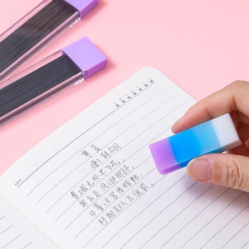 School Set Pencil Case Highlighter Pen Eraser Gel Pen School Accessories Set for Classroom and Office Use