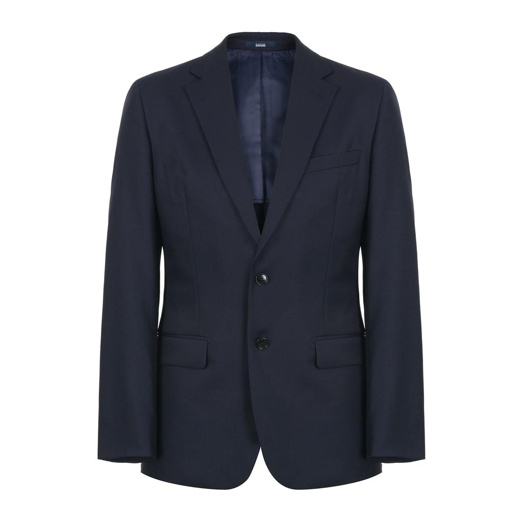 Basso Wool Blended Slim Fit Micro Solid Jacket (Bsy1Jq51A)