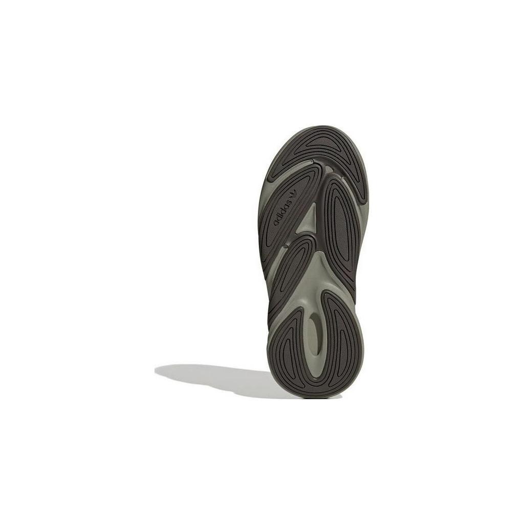 Adidas Originals Ozelia Versatile Comfortable Shock Absorbing Durable Low Top Kids Casual Shoes Kids Casual Shoes Gray Green IG7465