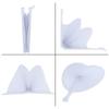 30/20/12PCS White Folding Paper Fan Anniversary Holiday Birthday Weddings Party Decor Guest Gift Souvenirs Home Decor Crafts Fan