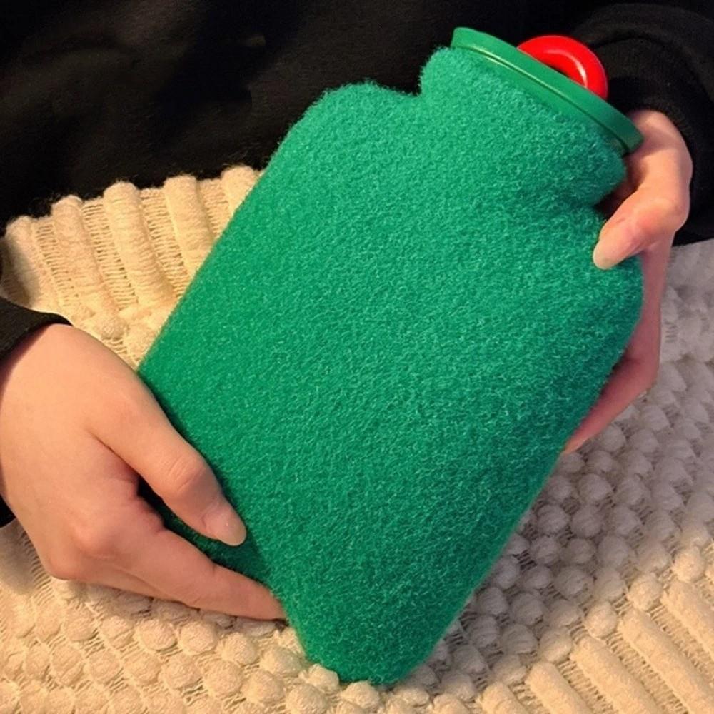 Anti-scalding Hot Water Bottle Removable Cover Hand Warmer Cute Hot Water Bag Hand Warming