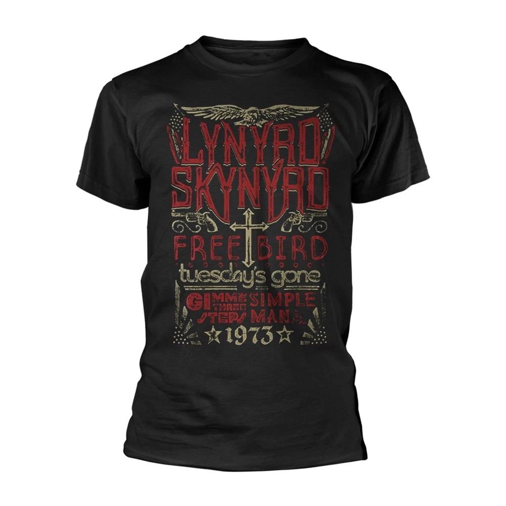 Lynyrd Skynyrd Free Bird 1973 Hits Official Tee T-Shirt Mens S