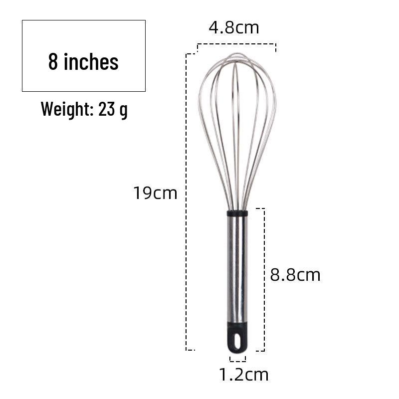 Portable Stainless Steel Handheld Egg Beater & Cream Whipper