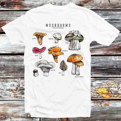 Essbare Wildpilze Kräuter Pflanzen T-Shirt B770