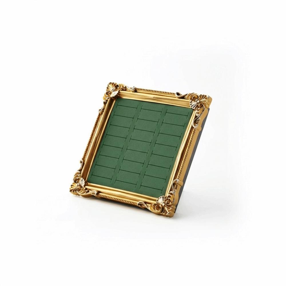 Square Vintage Jewelry Display Rack European-style Earrings Showcase Table Display