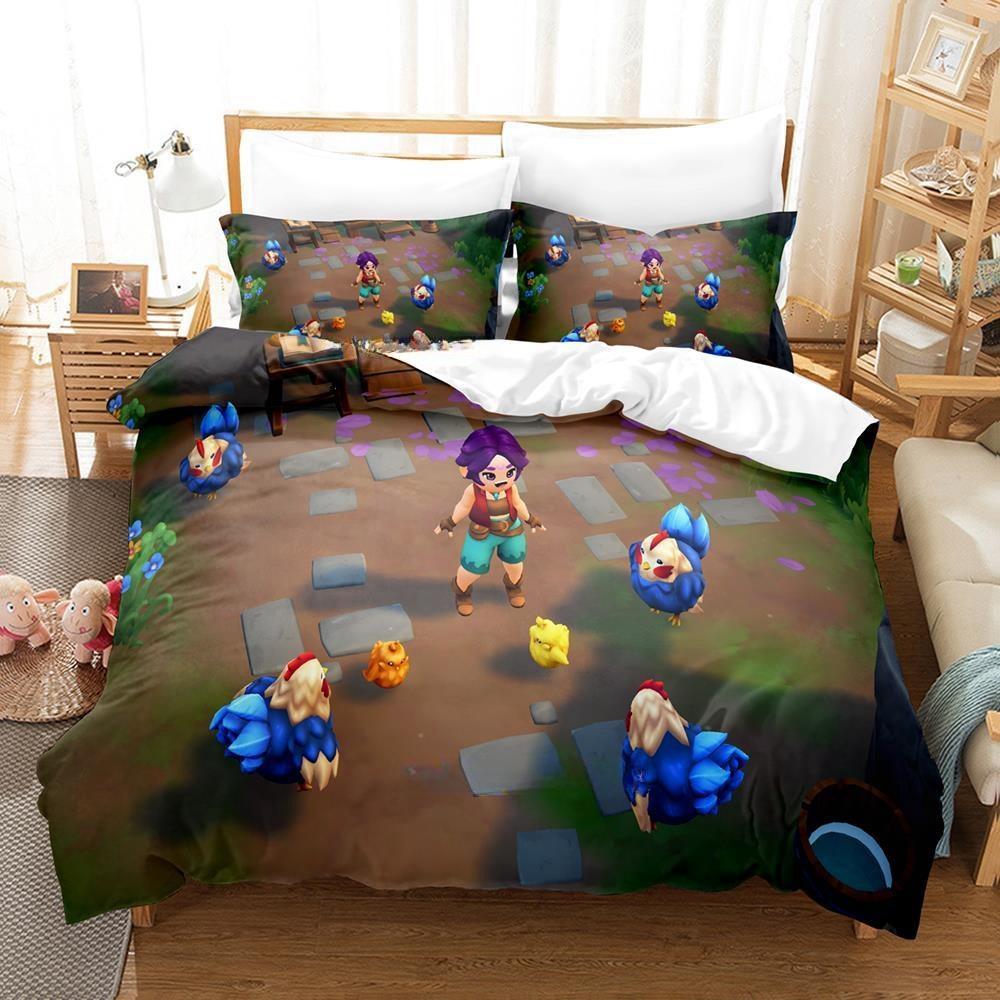 Neues Fae Farm Bettwäscheset Einzelbett Twin Full Queen King Size Bettset Erwachsene Kind Schlafzimmer Bettbezugsets 3D-Druck Bettlaken-Set
