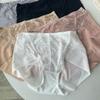 Moda Estiva Intimo Donna in Pizzo a Vita Alta Comodo Traspirante Sexy Modellante sui Fianchi Slip a Triangolo da Donna