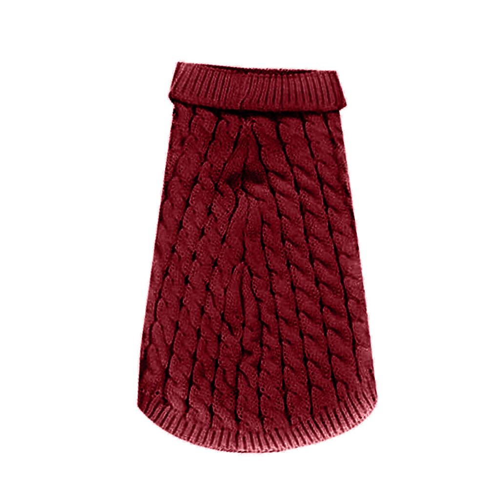 Turtleneck Dog Pullover Sweater for Medium Dogs to Large Dogs Windproof Thick Coat for Winter Outdoor