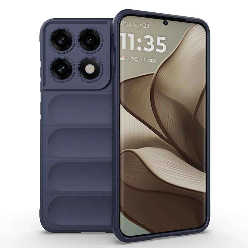Miękkie silikonowe etui do Motorola Edge 70 Pro Odporne na wstrząsy Antypoślizgowe Ochronne tylne etui Pokrowiec Funda Motorola Edge 70 70 Fusion