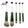 Eye Shadow Brushes 5Pcs Beadable Makeup Brush Set, DIY Cosmetic with Blank Bar, Women Tools Contouring Concealer Eyebrow Foundation for Girls
