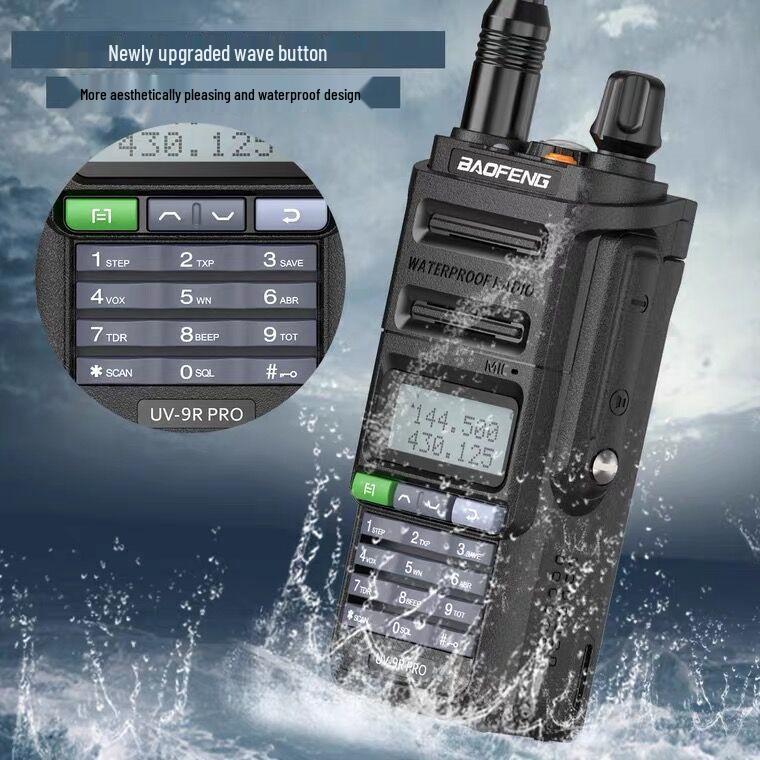 Baofeng UV9R Pro Waterproof 18W High Power Long-Range Walkie-Talkie