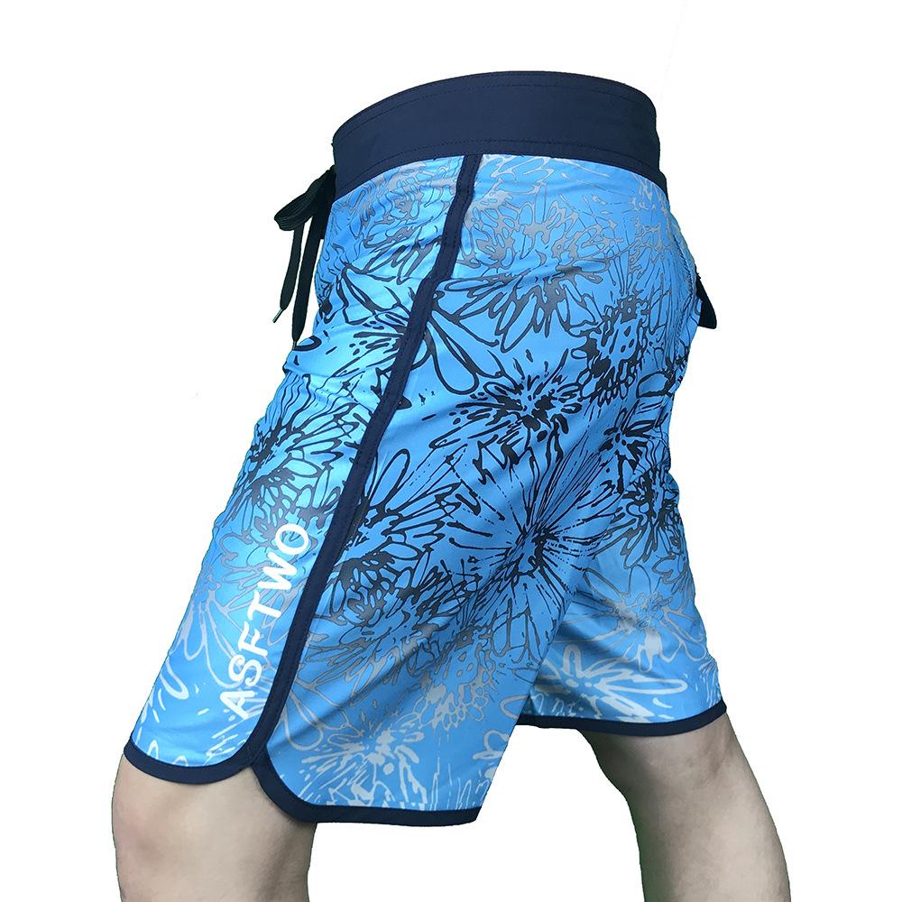 ASFTWO Waterproof Four-Way Stretch Men's Surfing Shorts