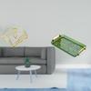 Elegant Weighted Arm Napkin Dispenser And Multi Purpose Serving Tray with Handle for Dining Table