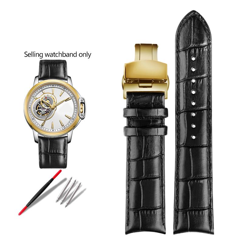 20mm 21mm Kožený remienok na hodinky so zakriveným koncom pre Tissot Seiko Rossini 5793B04B 9633B04B Vzor jašterice Náramok na hodinky