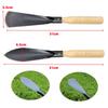 Gardening Shovels Flat-head Sharp-head Manganese Steel Wooden Handle Cultivation Tools Flower Vegetable Planting Weeding Digging