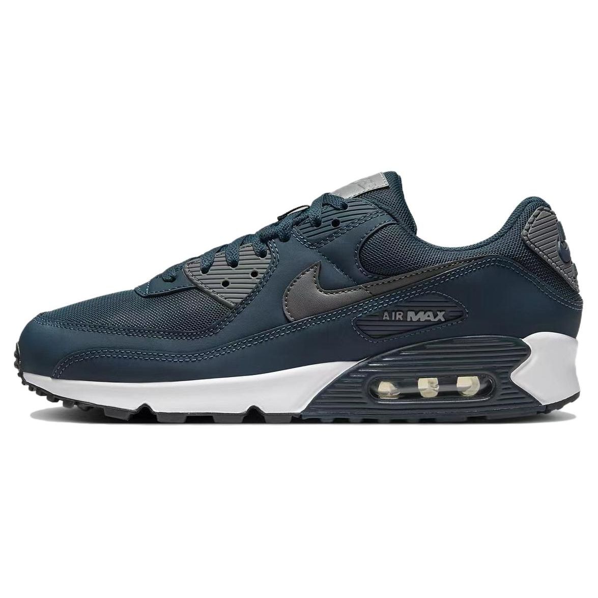 Мужские кроссовки Nike Air Max 90 Armory Navy Синие Белые Черные HM0625-400 36.5