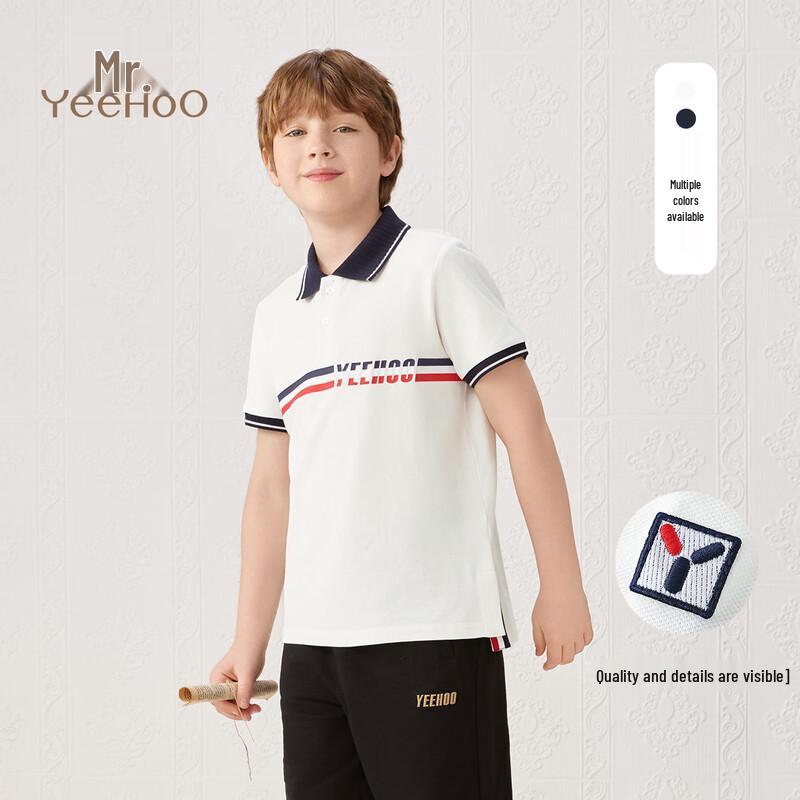 YEEHOO Boys' Cooling Anti-Bacterial Polo T-Shirt