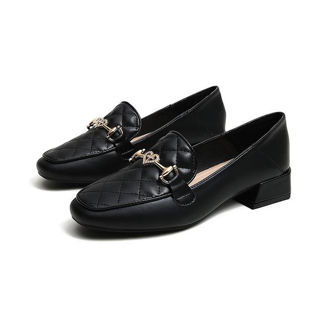 

Модные туфли-лоферы Lingge, повседневная обувь, женские туфли в стиле ретро «Мэри Джейн», весенние туфли, женские туфли большого размера на высоком каблуке, туфли-лодочки на платформе 33