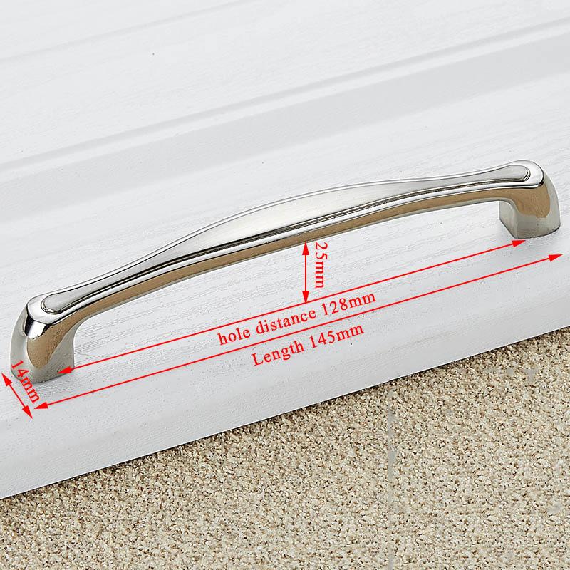 KAK Zinc Alloy Modern Cabinet Handles Kitchen Cupboard Door Pulls Drawer Knobs Handles Wardrobe Pulls Furniture Handle