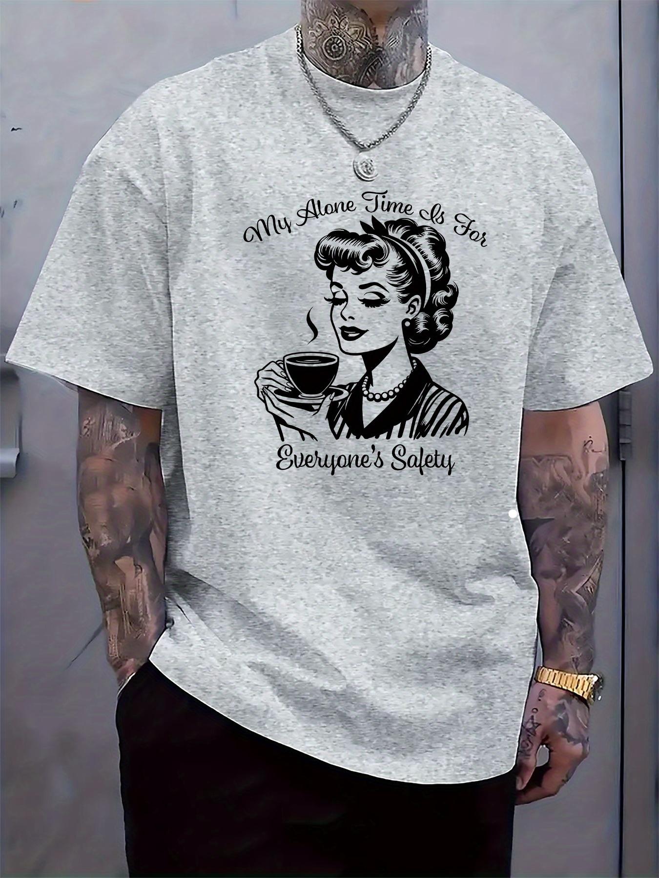 Vintage Tshirt Vintage My Alibi Is My Tea Graphic Tshirt ... M