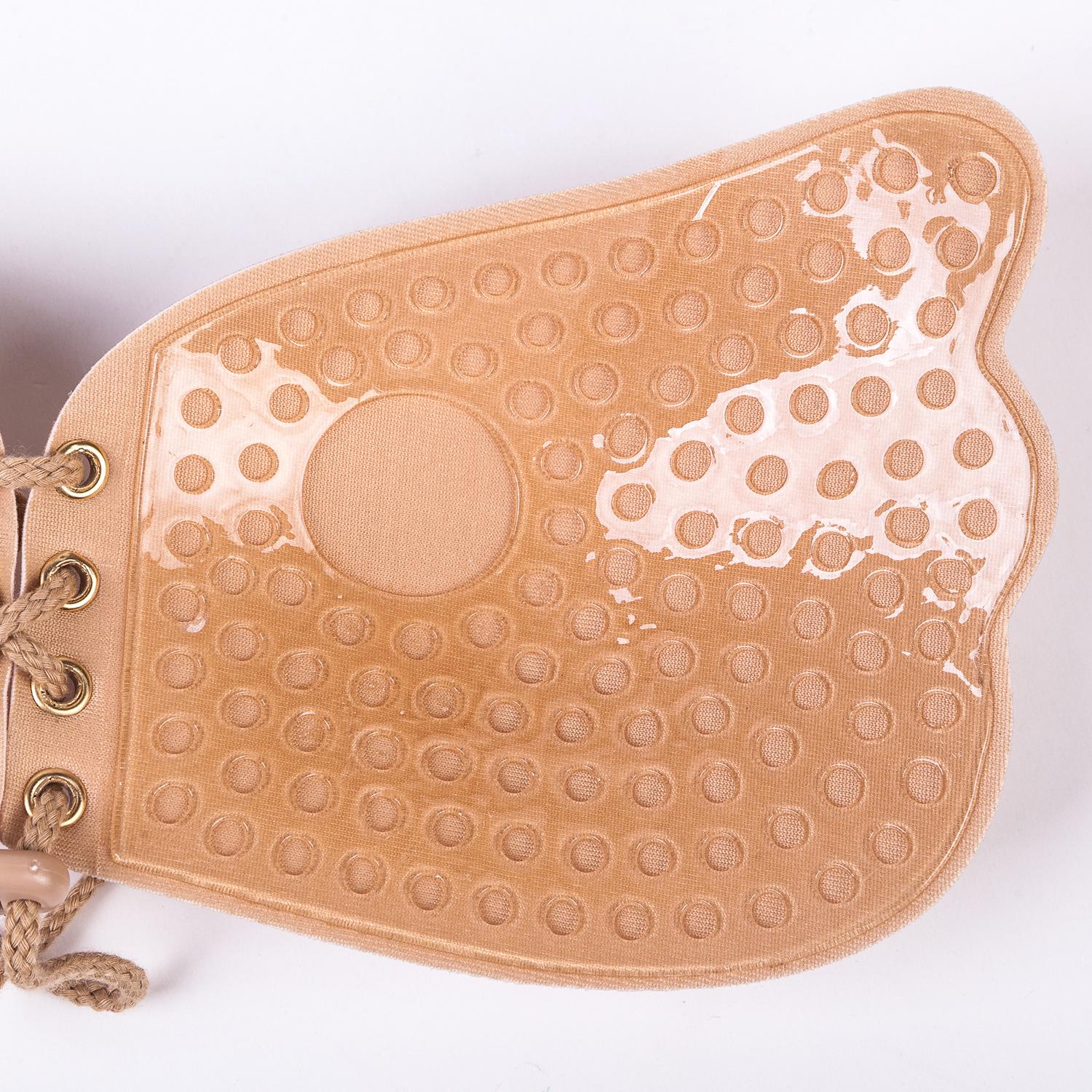 

Крылья Богини Лала Бесшовный бюстгальтер пуш-ап без бретелек из силикона с невидимыми накладками на соски C