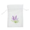 Empty Lavender Pattern Fabric Sachet Bag Drawstring Closure for Dried Herbs Closets Drawers Suitcases Wedding Favor Pouches