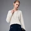 Palo Women's 100% Cashmere V-Neck Cable Knit Sweater