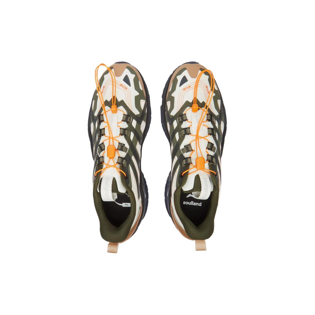 Soulland X Li Ning Durable Breathable Low-Top Sports Casual Shoes Men Sneakers White Brown AZGS103-5