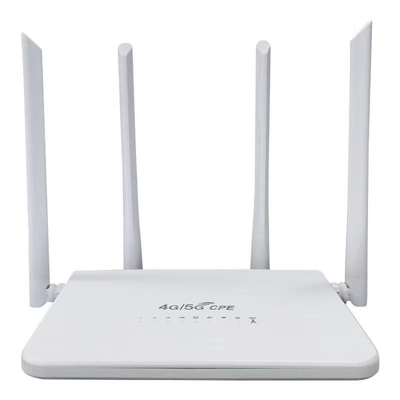 Wireless Router: Antennae, All-Network 4G/5G WiFi, Card Slot, No Broadband Needed, Ideal for Homes & Rentals, Internet Booster.