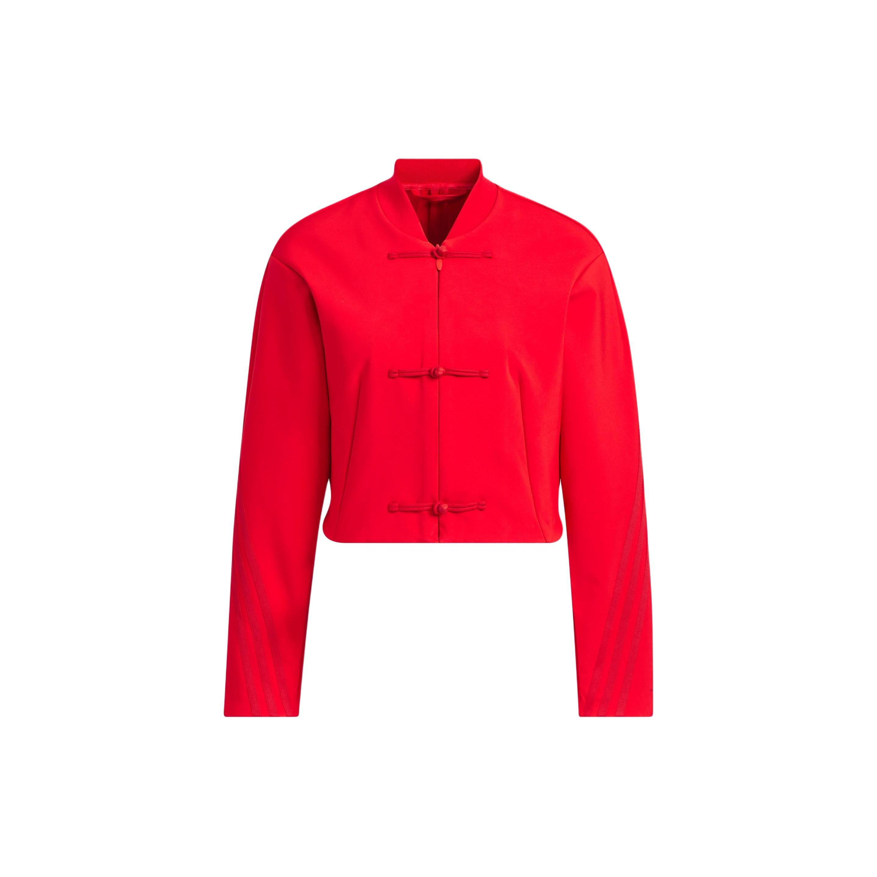 (WMNS) adidas x Samuel Gui Yang Jacket Asia Sizing Red Women s JF6664 XL
