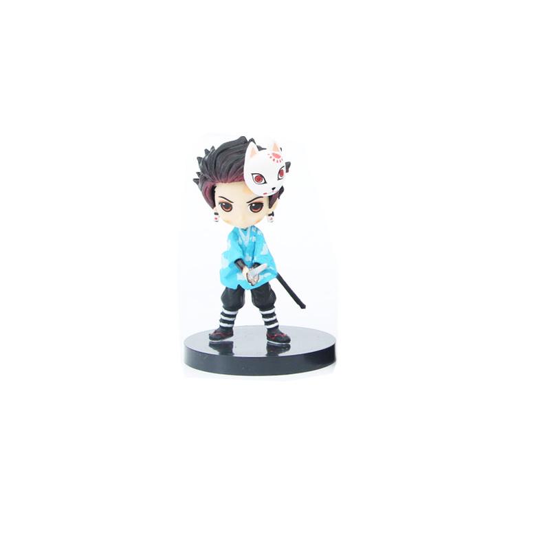 Anime Demon Slayer Figure Kimetsu No Yaiba Toy Figure Q Posket Kamado Tanjirou Kamado Nezuko PVC Model Toys