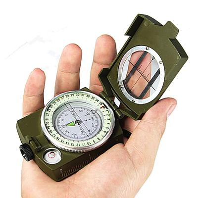 Waterproof High Precision Compass Outdoor Gadget Sports Hiking Mountaineering Professional Metal Sight