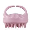LOHAS Factory Biodegradable Wheat Straw Scalp Massager Soft Silicone Hair Brush Shampoo Head Scalp Massage Brushes Comb for Head