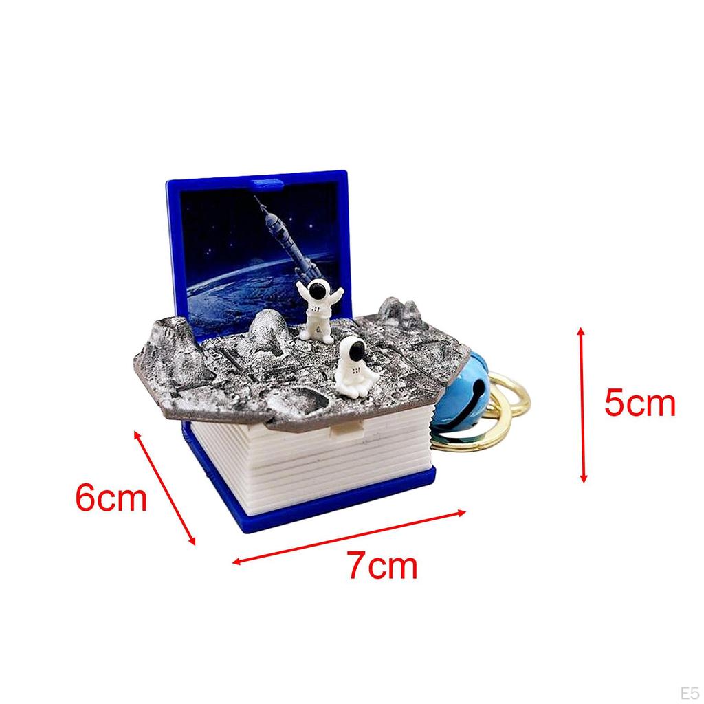 3D Book Keychain Creative Fidget Backpack for Boy Girls Party Favors Birthday Gift