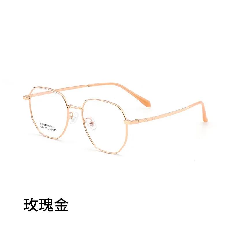Metal Round Anti Blue Light Glasses Women Men Classic Square Eyeglasses Frames Transparent Computer Glasses  Feminino