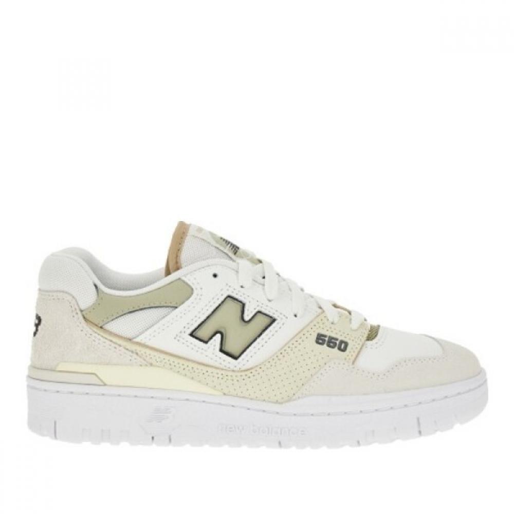 

New Balance Белые бежевые кроссовки со шнуровкой и перфорацией Bbw550 Sk US10