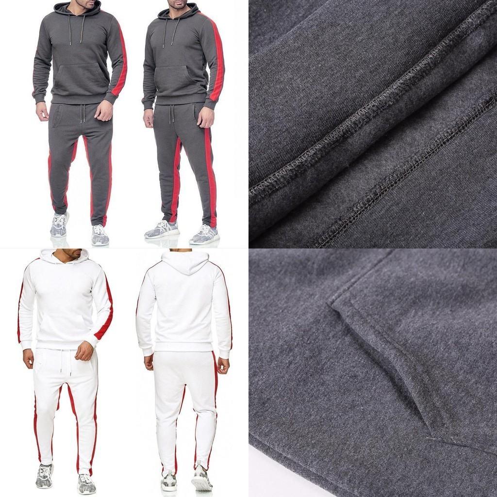 Comfortable Men's Jogging Suit Stylish Hoodie And Sweatpants Set For Activewear