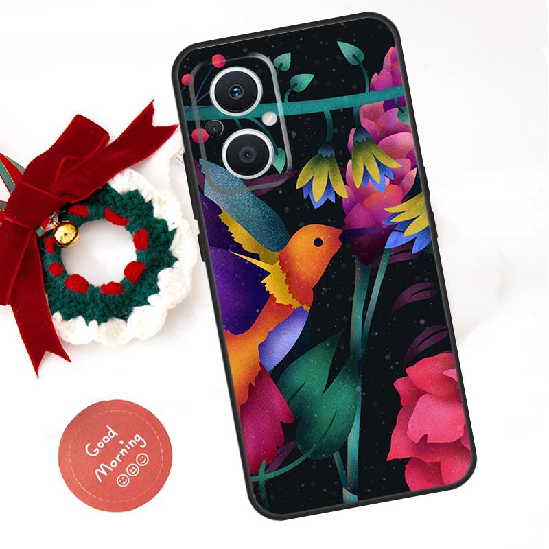 

Hummingbird For OPPO Find X5 Lite X6 Pro X2 X3 Neo OPPO Reno 11F 10 11 Pro 4Z 5Z 8T 4 5 6 8 7 Lite Case OPPO Reno10 5G