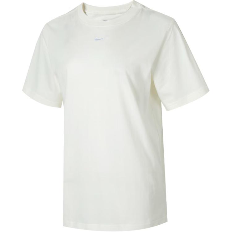 

Nike Solid Color Breathable Loose Short Sleeve T-Shirt Women tops White FD4150-134 M