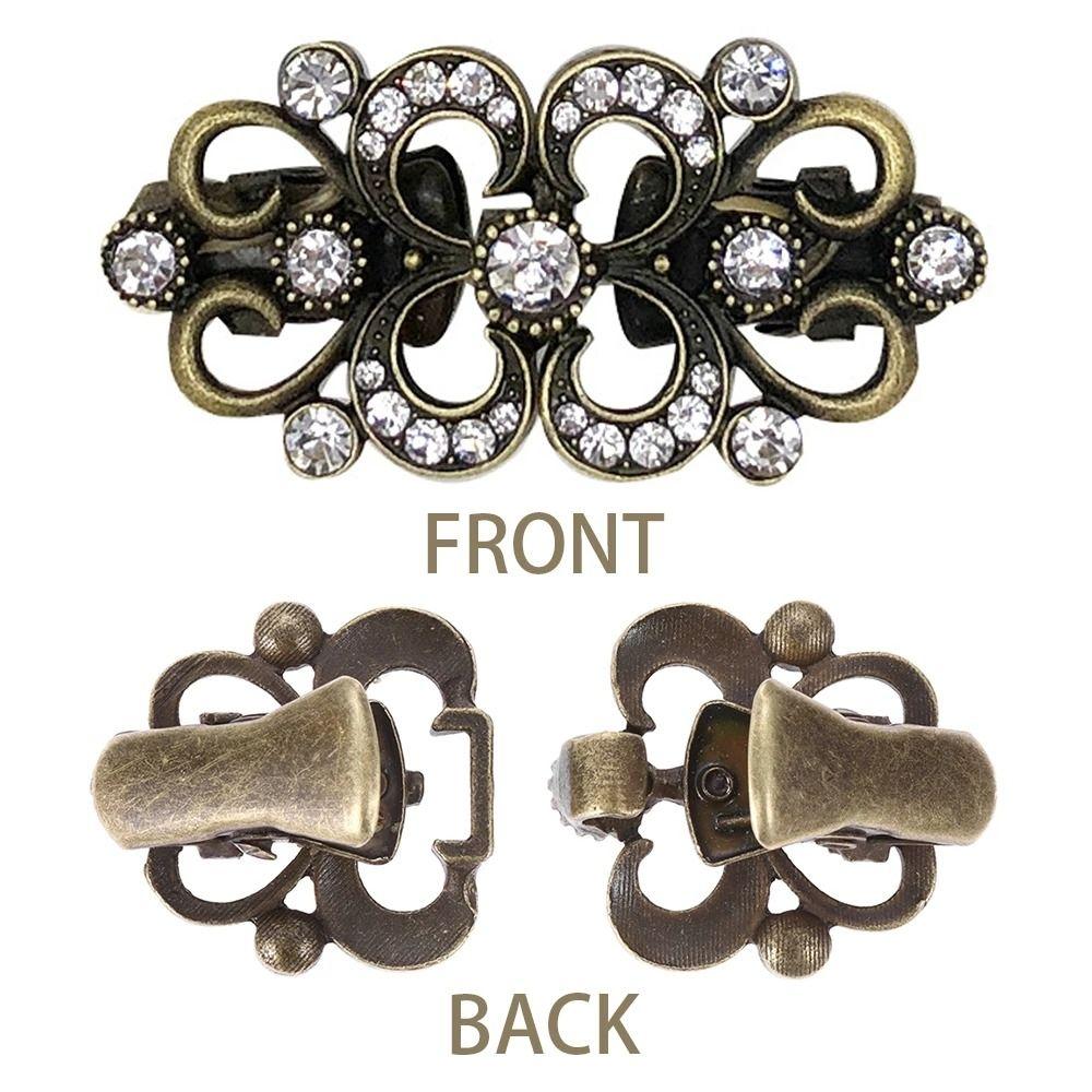 Zinek Slitina zinku Ženy Pletené zboží Šátek Spona Korejské šperky Doplňky Květinové vzory Spona Brož Šátek