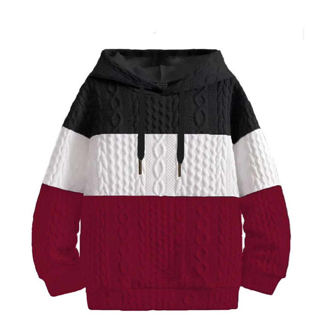 Herren-Pullover mit Kapuze, einfarbig, europäische und amerikanische Jugendsport-Pulloverjacke aus Leder mit mehreren Taschen und Aufnähern