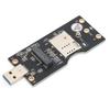 M.2 To USB 3.0 Adapter Riser Card with SIM Card Slot Computer Accessories Key B NGFF