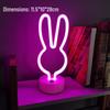 Luz de Mesa LED Neon para E-Sports e Decoração de Quarto