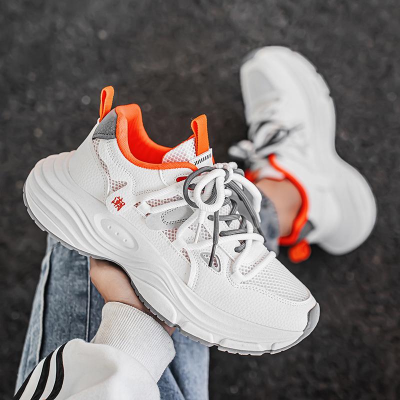 Men 's Casual Four Seasons Fashion  Students Comfortable Sneakers Boys Trending Soft Sole Breathable Shoes