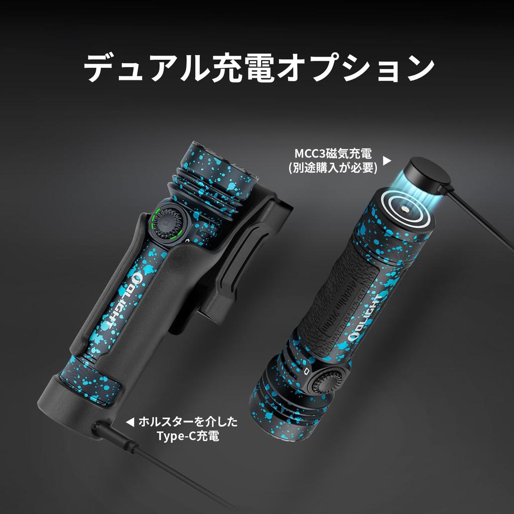 OLIGHT Seeker 4 Pro LED Ultra Bright 4600 Maximum Range for Emergency Outdoor IPX8 Battery Level Night Power and Emergencies Flashlight, Lumens, 260m,
