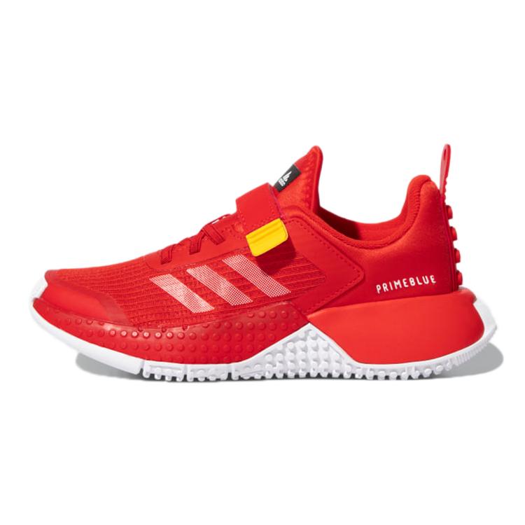 

Adidas Classic Sport LEGO Collaboration Slip Resistant Low top Kids Running Shoes Red Kids H01504 28