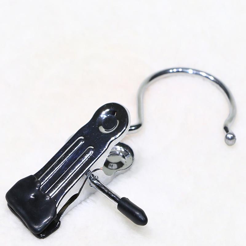 Chromovaný protiskluzový nerezový klip na kalhoty