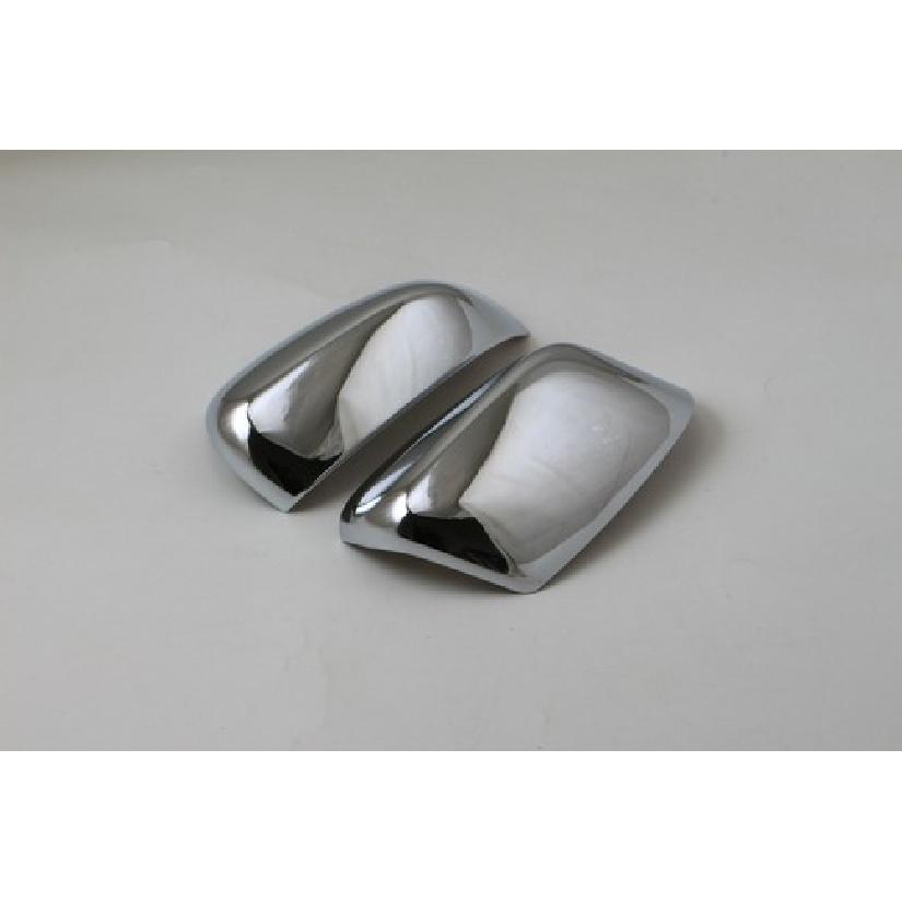 2x Side Mirror Cover Trim for 2017- JEEP Compass Rearview ABS Chrome