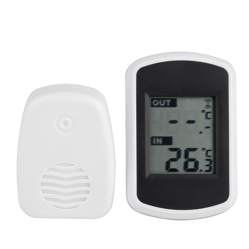 Wireless Thermometer Transmitter   Receiver Indoor & Outdoor Temperature Meter for