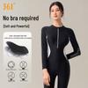 Damski jednoczęściowy strój kąpielowy z długim rękawem Rash Guard 361°